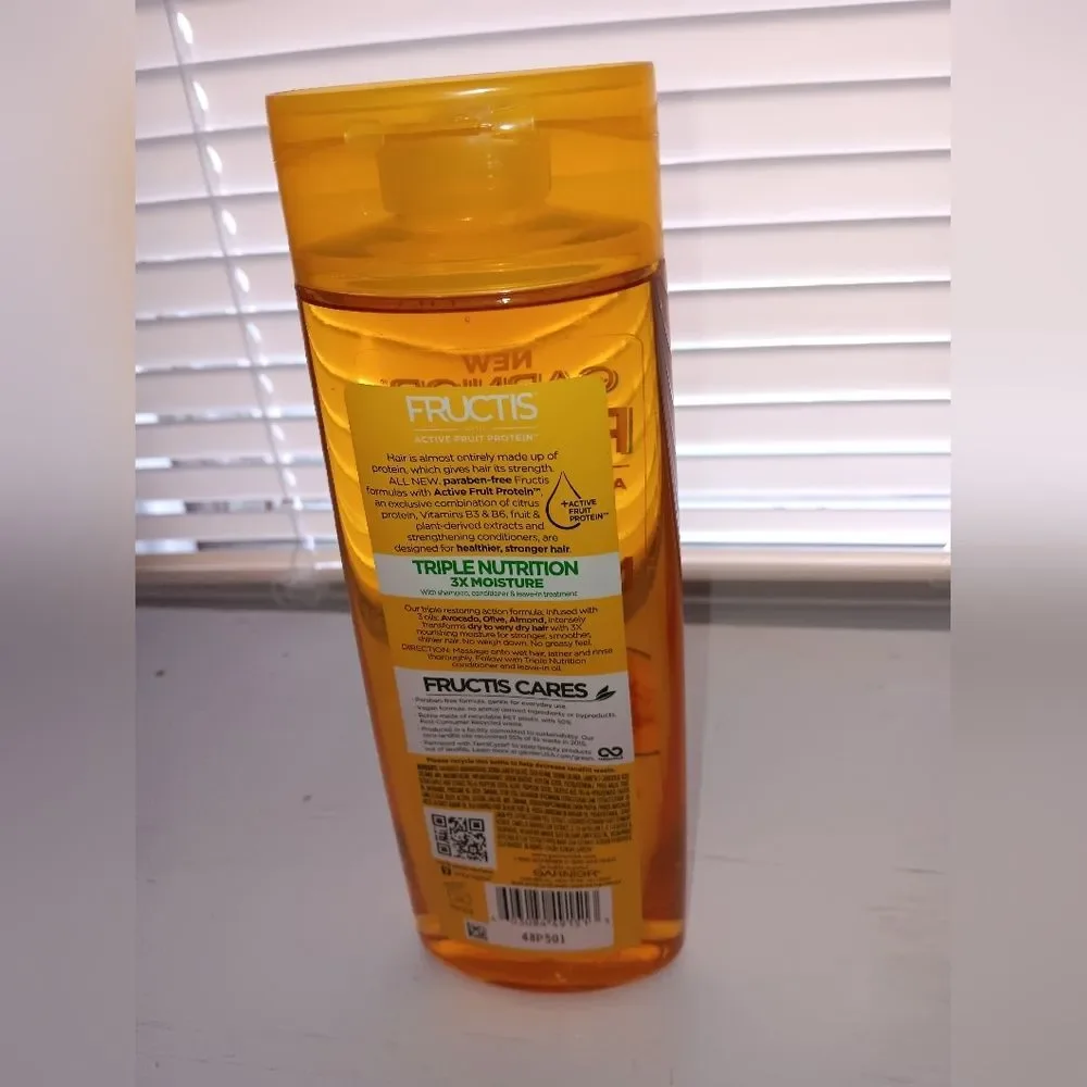 Garnier Fructis Triple Nutrition Shampoo 12.5oz